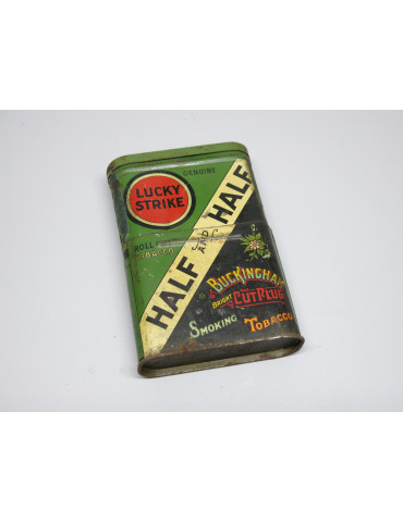 Boite vide metal tabac Lucky Strike US ww2 ref 110