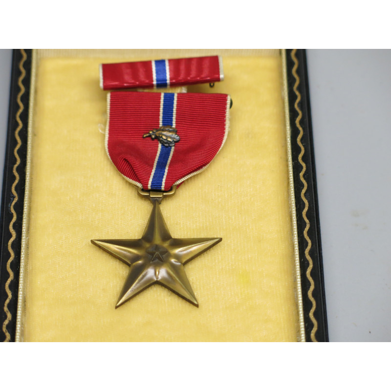 Médaille Bronze  Star US originale dans sa boite Ref 965