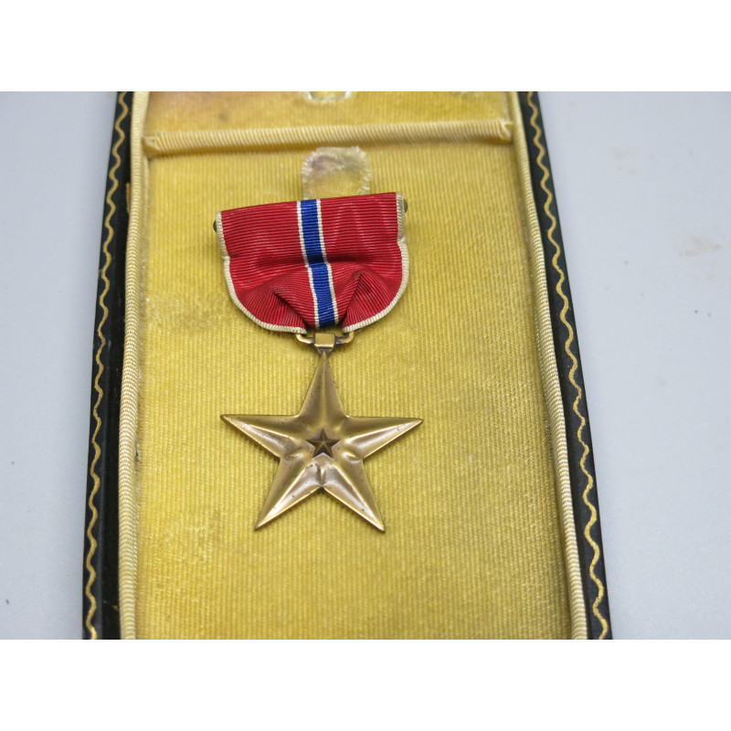Médaille Bronze Star US originale dans sa boite Ref 888