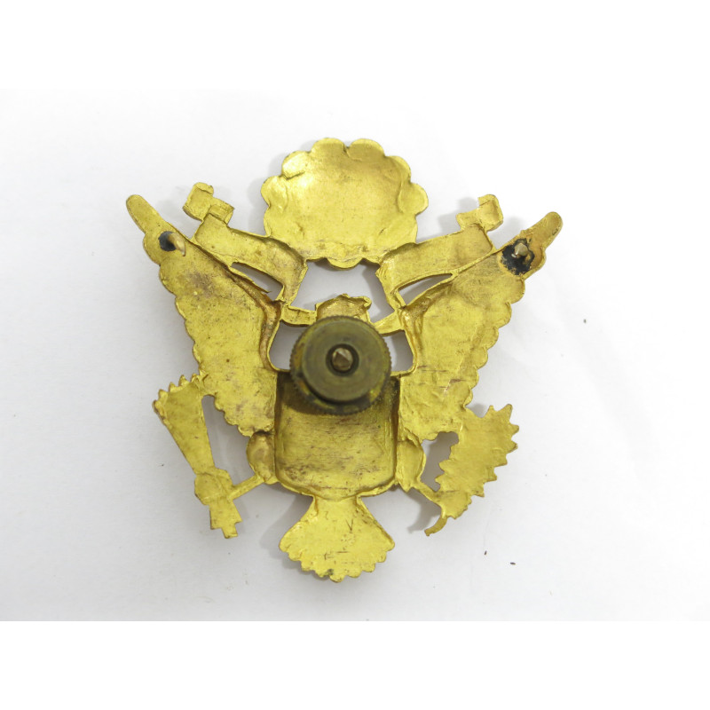 Bel aigle de casquette original officier US ww2 ref 22