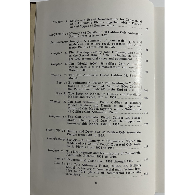 Livre Colt Automatic Pistols 1896 - 1955 par Donald B. Bady illustrated