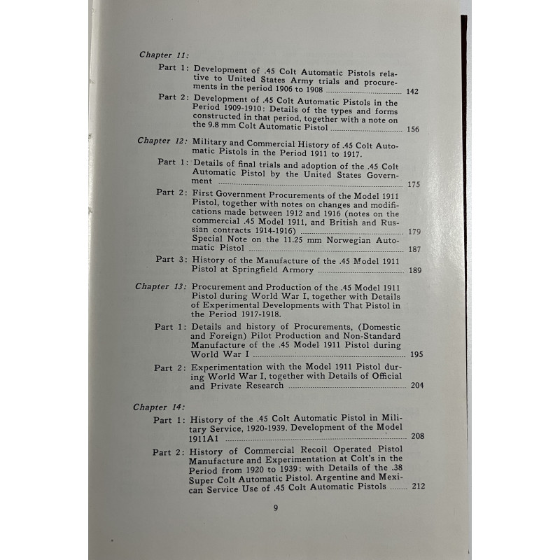 Livre Colt Automatic Pistols 1896 - 1955 par Donald B. Bady illustrated