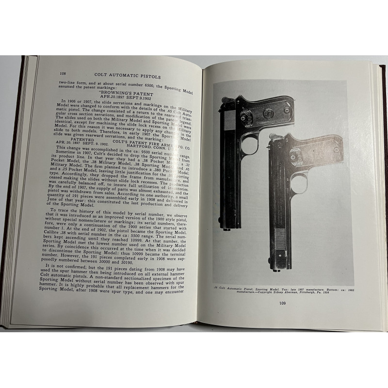 Livre Colt Automatic Pistols 1896 - 1955 par Donald B. Bady illustrated