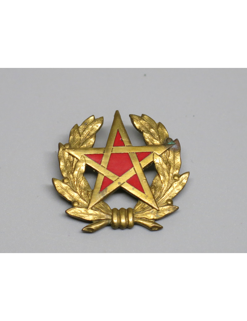 Insigne de béret de la gendarmerie royale marocaine de fabrication 