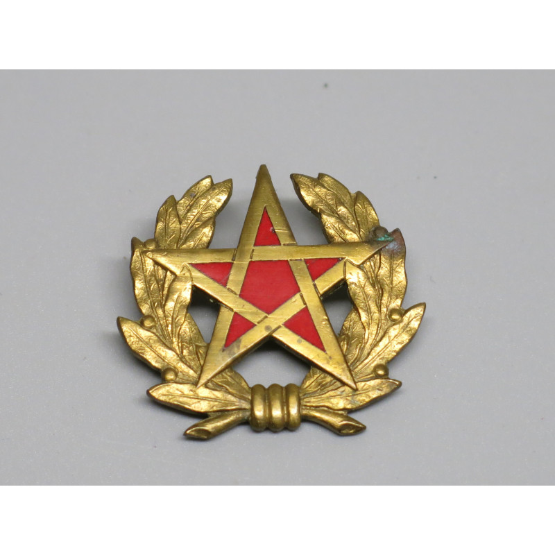 Insigne de béret de la gendarmerie royale marocaine de fabrication 