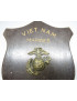 Plaque sur bois US Vietnam MARINES 68/69 ref 2258