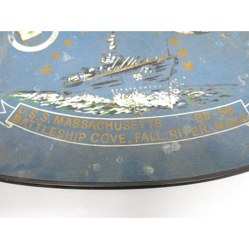 Plateau original cuirassé USS Massachusetts BB59  ww2