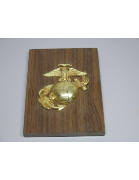 Plaque bronze sur bois US...