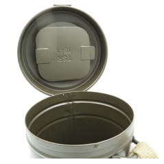 Boite de masque à gaz allemande avec bretelles new 