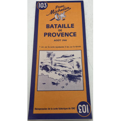 Carte Michelin Bataille de Provence num 103