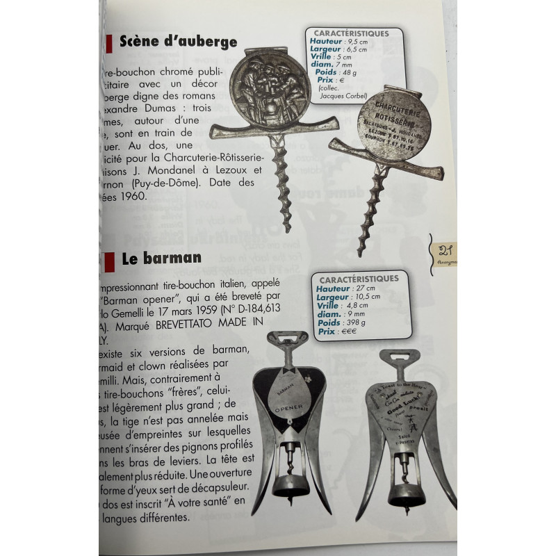 Livre Florilèges de Tire-bouchons : Les figuratifs de JL Desor Vol 1 Livre Florilèges de Tire-bouchons : Les figuratifs de JL Desor Vol 1