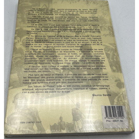 Album Avec De Gaulle en Afrique de Bernard Lefebvre