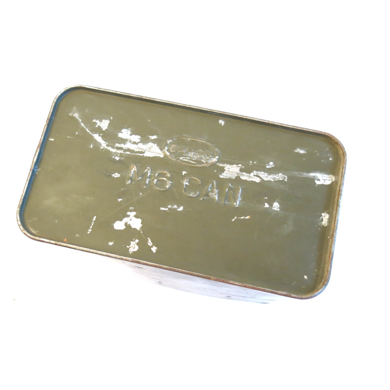 Caisson vide 800 cartouches USM1 1944 provenance Normandie ref ca780