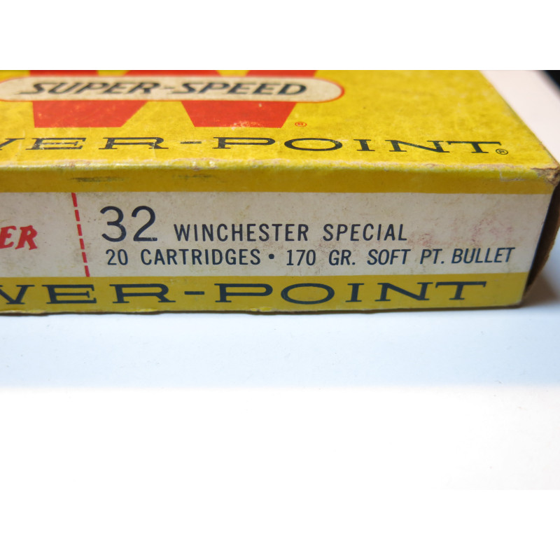 Boite de 20 cartouches 32 Winchester special power point 