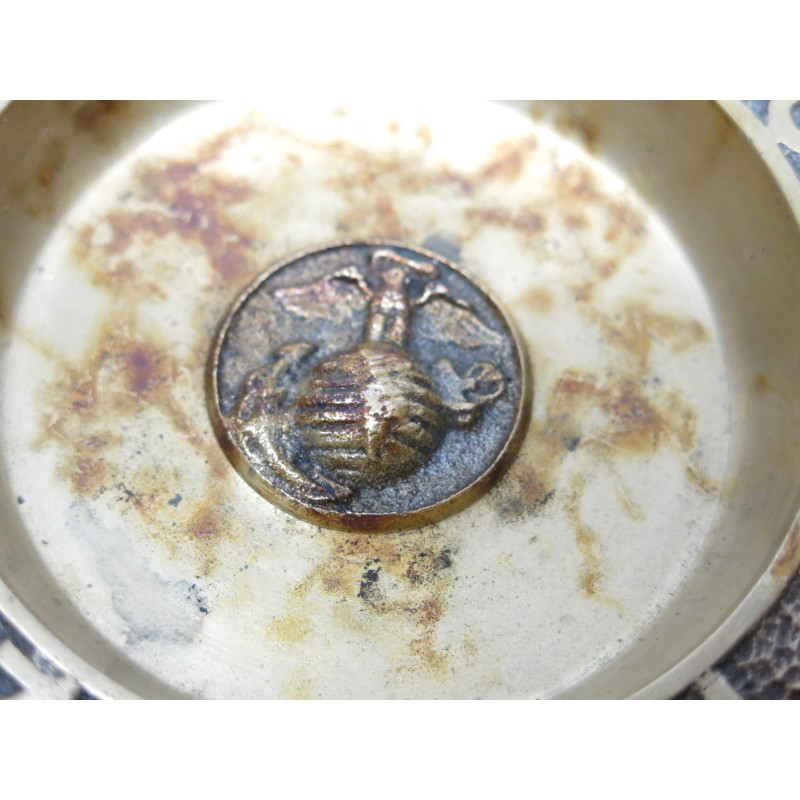 Cendrier en bronze   US Marines Vietnam 1775 -1974 ref 388