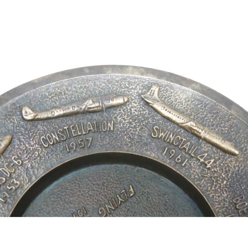 Cendrier en bronze US anniversaire of airfreight 1945 -1968  ref 44