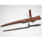 Baionnette fusil Johnson M1941 avec étui cuir