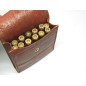 Porte munitions en cuir de ceinturon ref 236