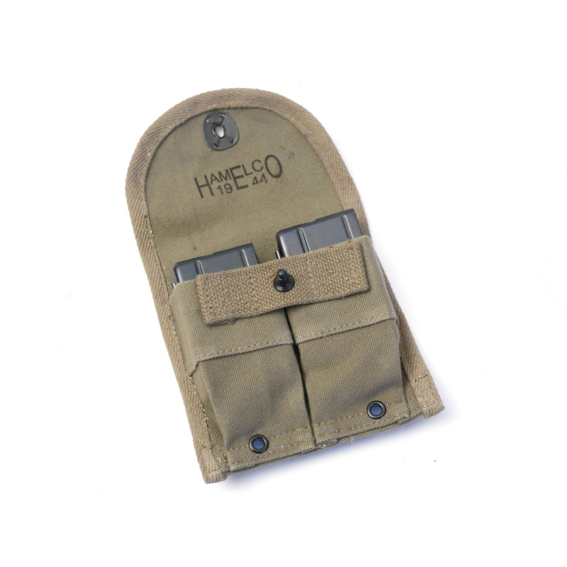 Porte chargeur toile USM1 pour ceinturon avec 2 chargeurs 10 coups neutralisés