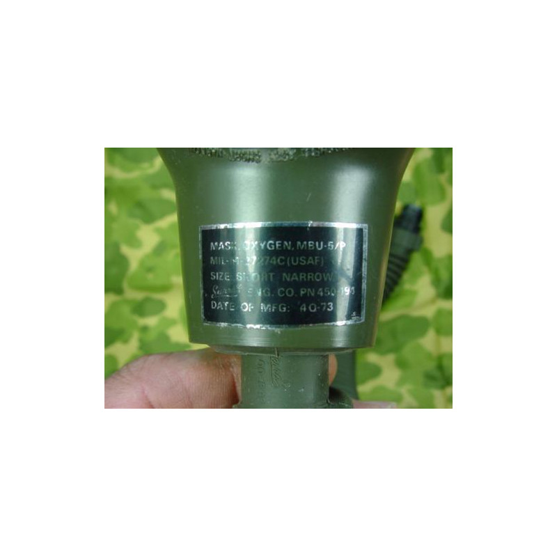 Masque a oxygène de pilote USAF . 1973