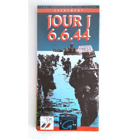 Carte IGN du Jour J 6.6.44
