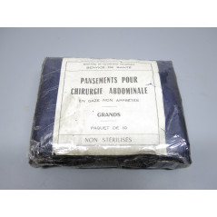 Pansement chirurgie abdominale armée Francaise indo
