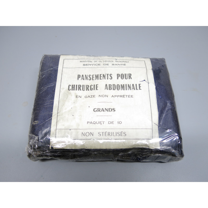Pansement chirurgie abdominale armée Francaise indo 