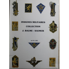 Catalogue collection d'Insignes Militaires Balme (Tome1) de 001 a 250