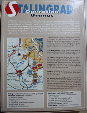 Jeu de plateau STALINGRAD Opération Uranus coll. Les Grandes batailles du siècle chez Oriflam