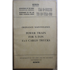 Technical manual TM 9-1837B - Force technical order T0 19-75A-80 de 1952