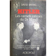 Livre Hitler Les carnets intimes du Dr Morell de David Irving