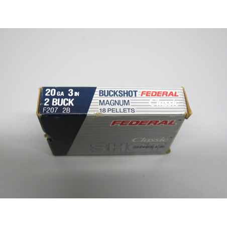 Boite de 10 cartouches Federal calibre 20 / 65 