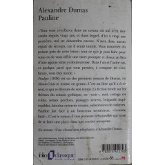 Roman Pauline de Alexandre Dumas chez Folio
