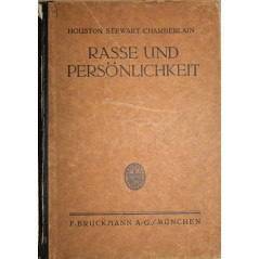 Race et personnalité Houston Stewart Chamberlain 1925