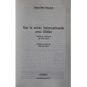 Livre Sur la scène internationale avec Hitler de Paul-Otto Schmidt