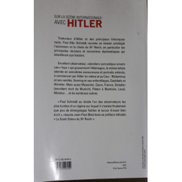 Livre Sur la scène internationale avec Hitler de Paul-Otto Schmidt Livre Sur la scène internationale avec Hitler de Paul-Otto Schmidt