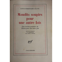 Livre Maudits soupirs pour une autre fois de L.-F Céline
