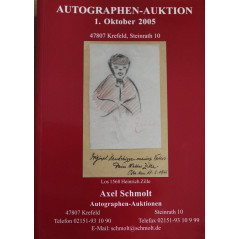 Album Autographen Auktionn 1 oktober 2005