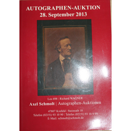 Album Autographen Auktionn 28 september 2013