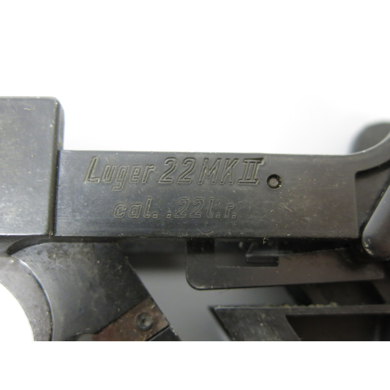 Poignée pistolet Luger MK 2calibre 22 Long rifle categorie B 