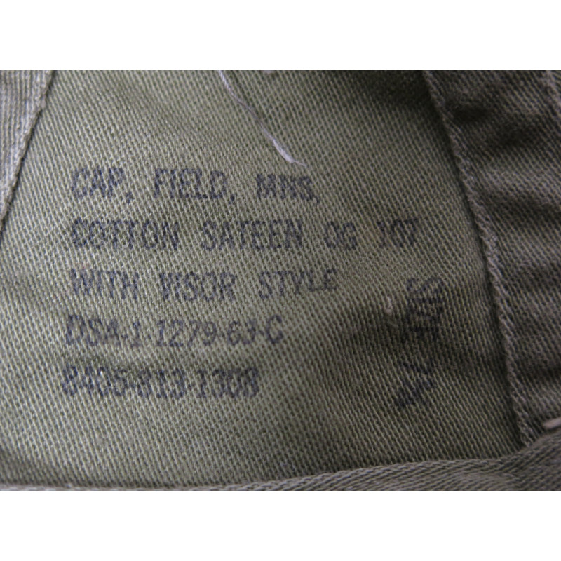 Casquette Cap field originale US Vietnam 1969 ref 211
