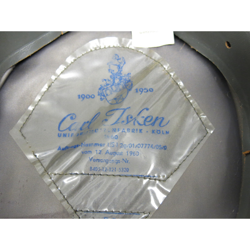 Casquette Allemande Schirmmütze Bundeswehr liseret jaune armée de l'air  ref 254