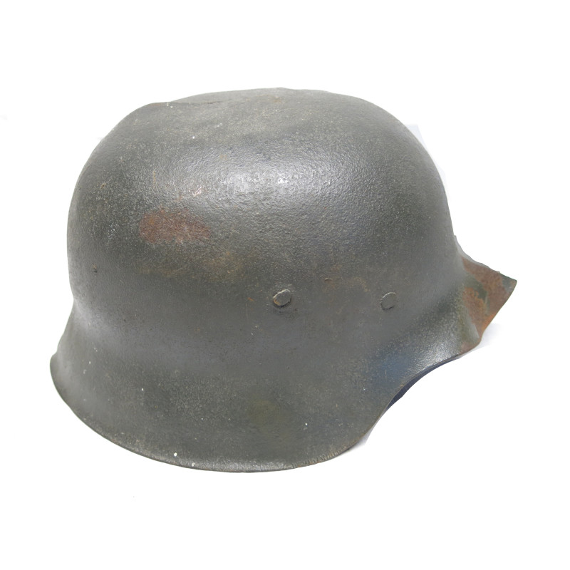Coque de casque Allemand original  mod 42 Ref ca 347