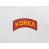 Patch KOREA jaune sur fond rouge