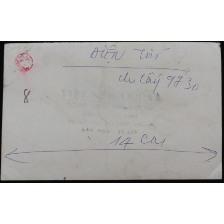 Photo de blindés dans les rizière du Vietnam originale