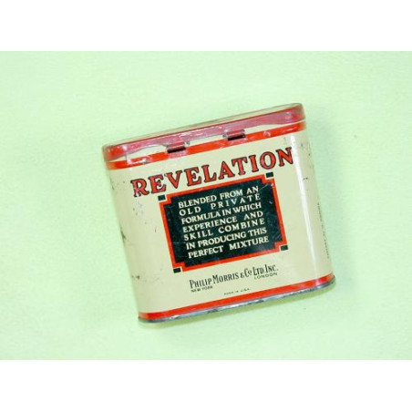 Boite metal tabac revelation Philippe Morris 39/45 box 208