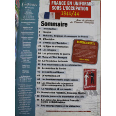 Revue Gazette des Uniformes HS No 16 : La France en uniformes sous l'occupation