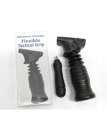 Poignée flexible tactique DPM version longue couleur black 