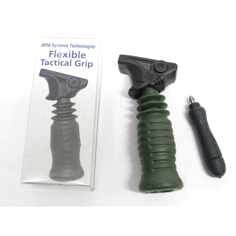 Poignée flexible tactique DPM  version longue couleur vert