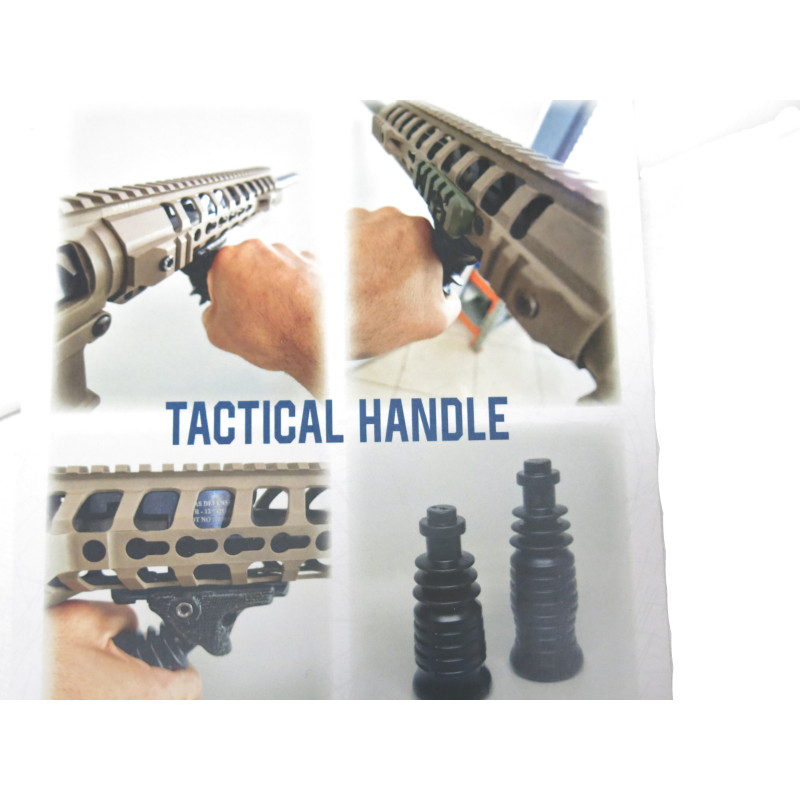 Poignée flexible tactique DPM  version courte couleur verte